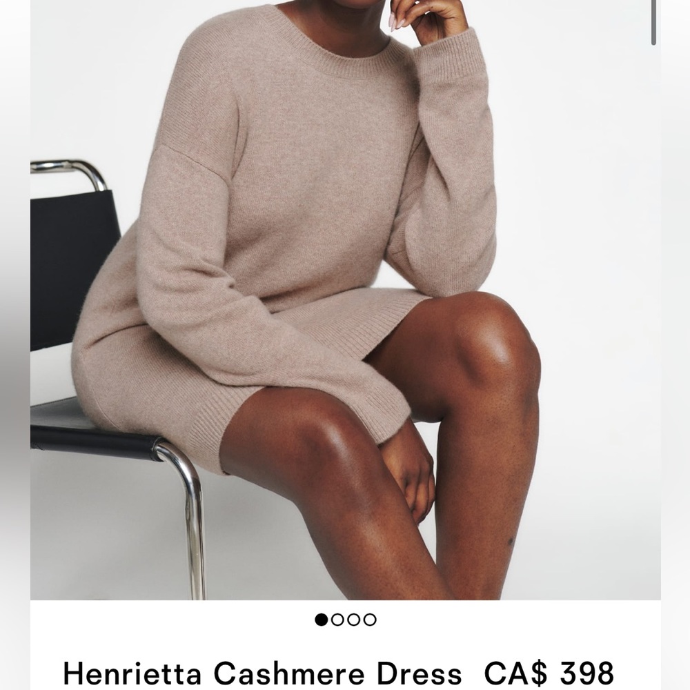 Reformation Henrietta Cashmere Dress